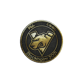 Нашивка | Virtus.Pro (золотая) | Стокгольм-2021