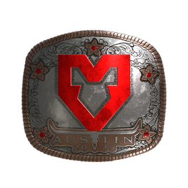 Наклейка | MOUZ (металлическая) | Остин-2025