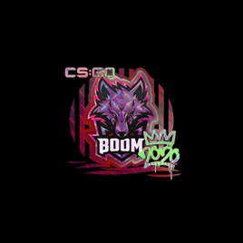 Наклейка | Boom (голографическая) | РМР 2020